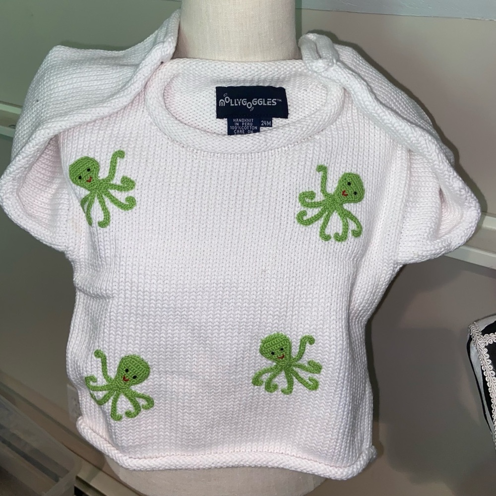 Mollygoggles hand knit sweater